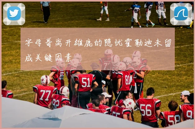 字母哥离开雄鹿的隐忧霍勒迪未留成关键因素
